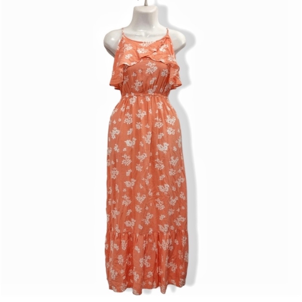 Peyton & Parker Coral Floral Maxi